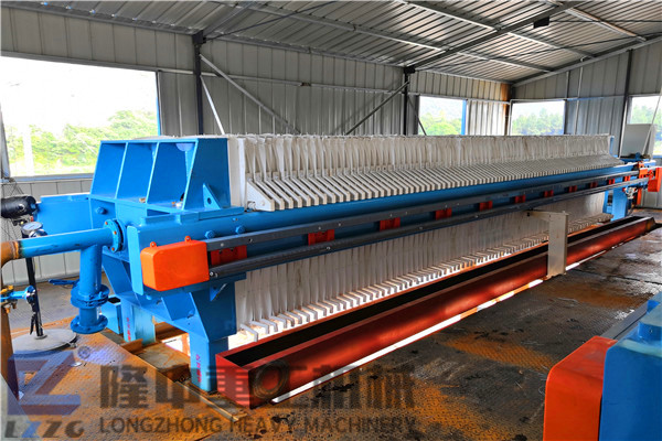 廂式壓濾機工作過程 環(huán)保洗沙污泥壓濾機設備