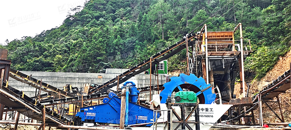 水洗砂生產線方案配置，要求兩月加工六萬噸石料，石子沙子都要